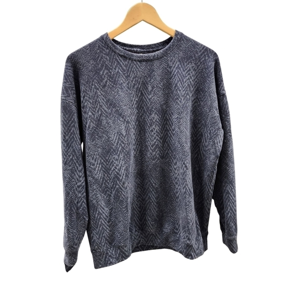 Athleta Studio to Street Sweater Blue Medusa Size M - Picture 3 of 7